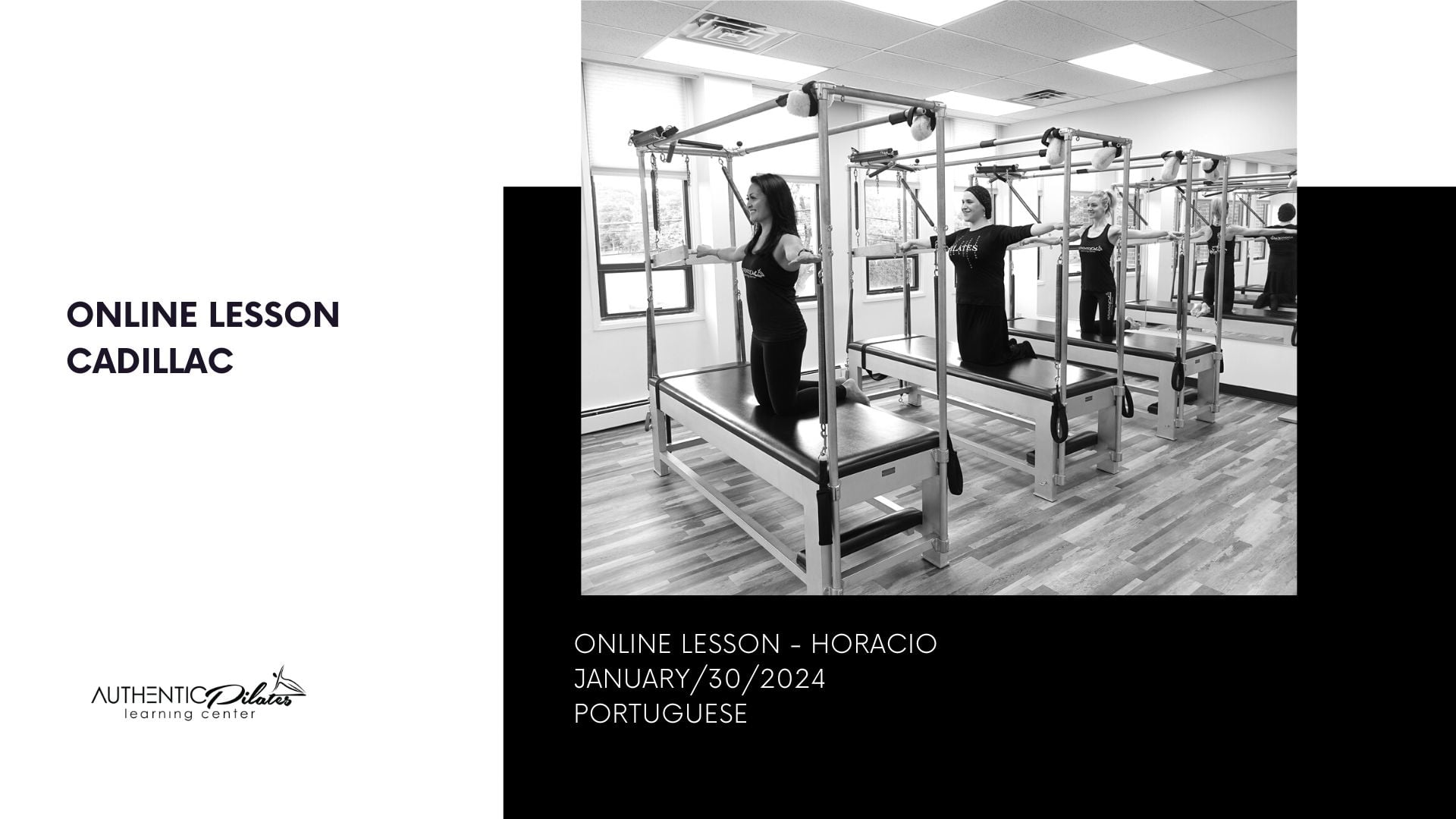 Online Lesson – Horacio 1/30/24