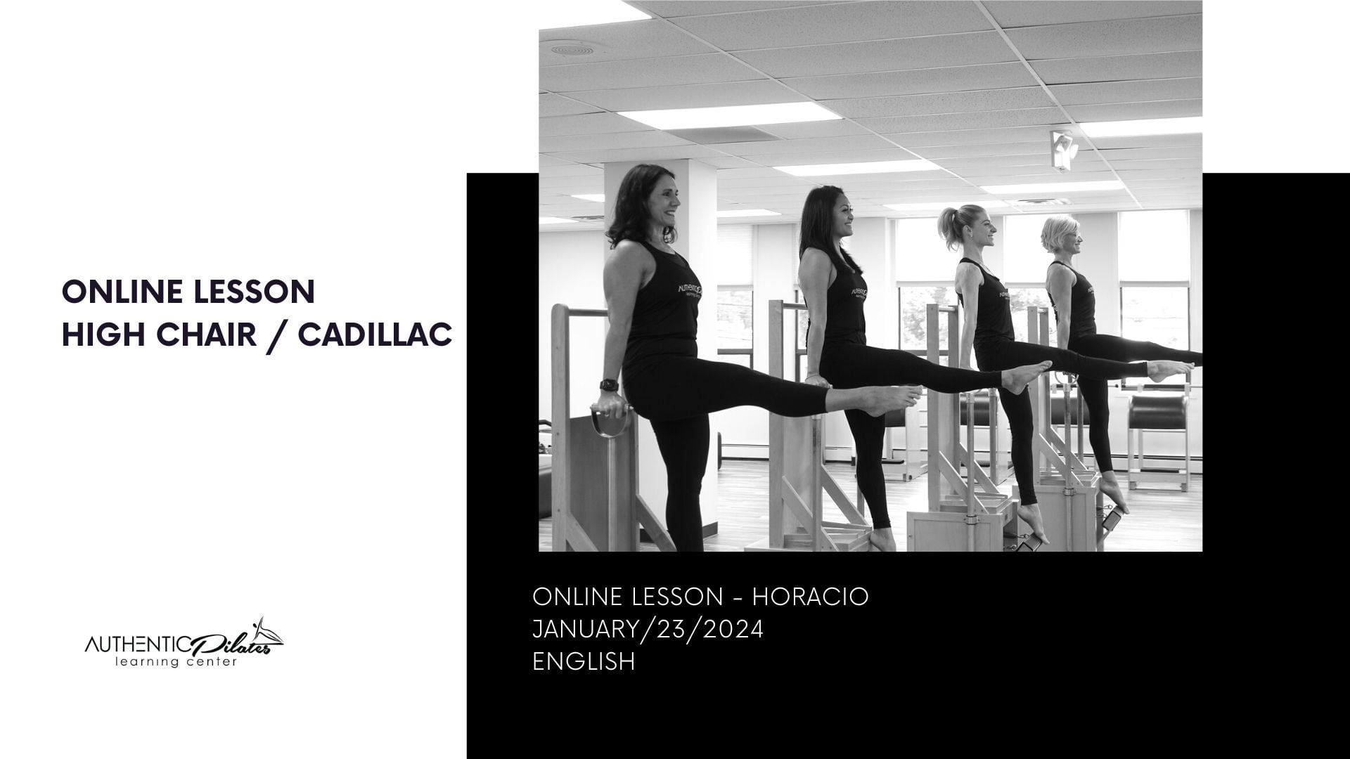 Online Lesson – Horacio 1/23/24