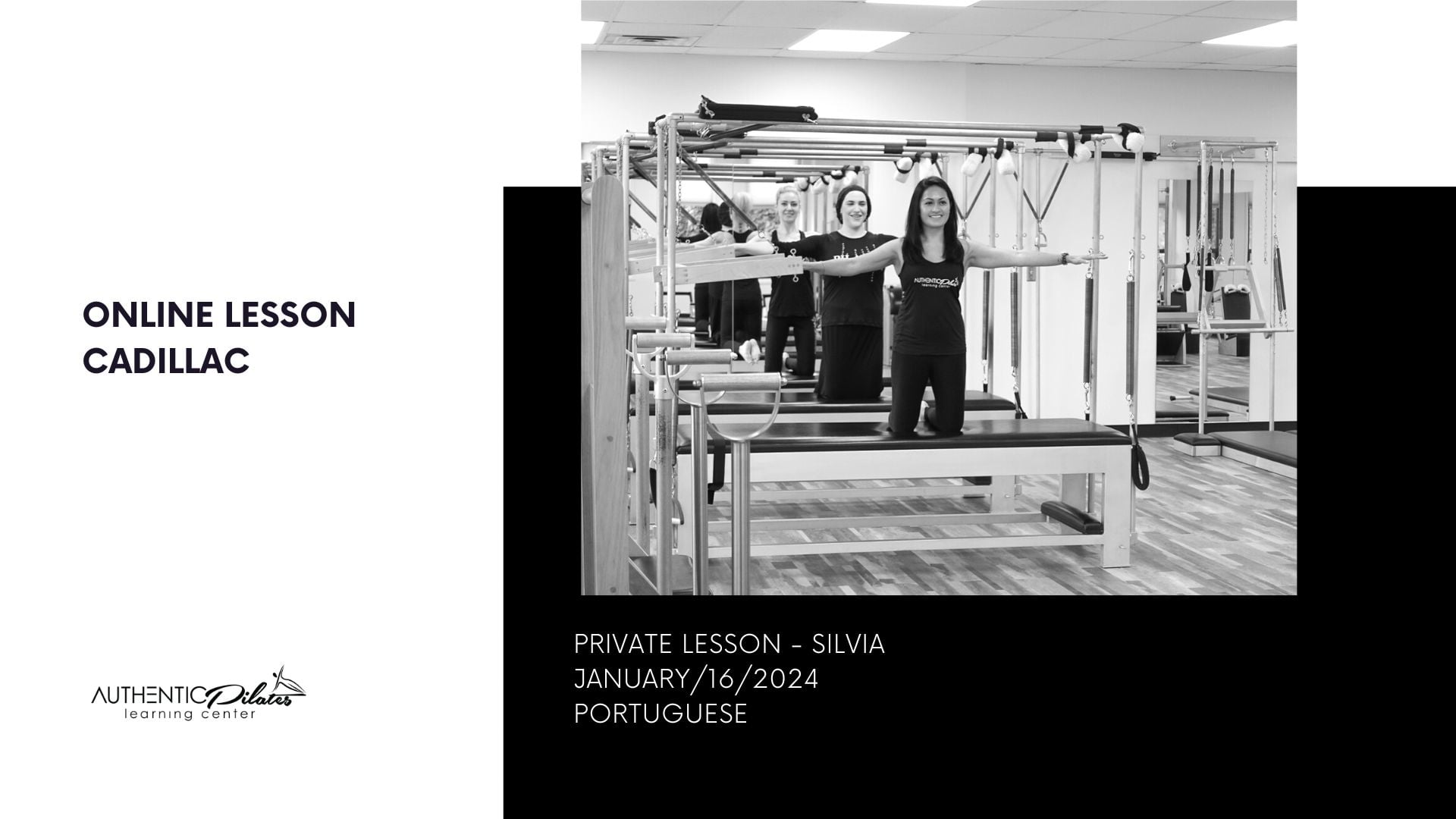 Online Cadillac Lesson Silvia – 1/16/24