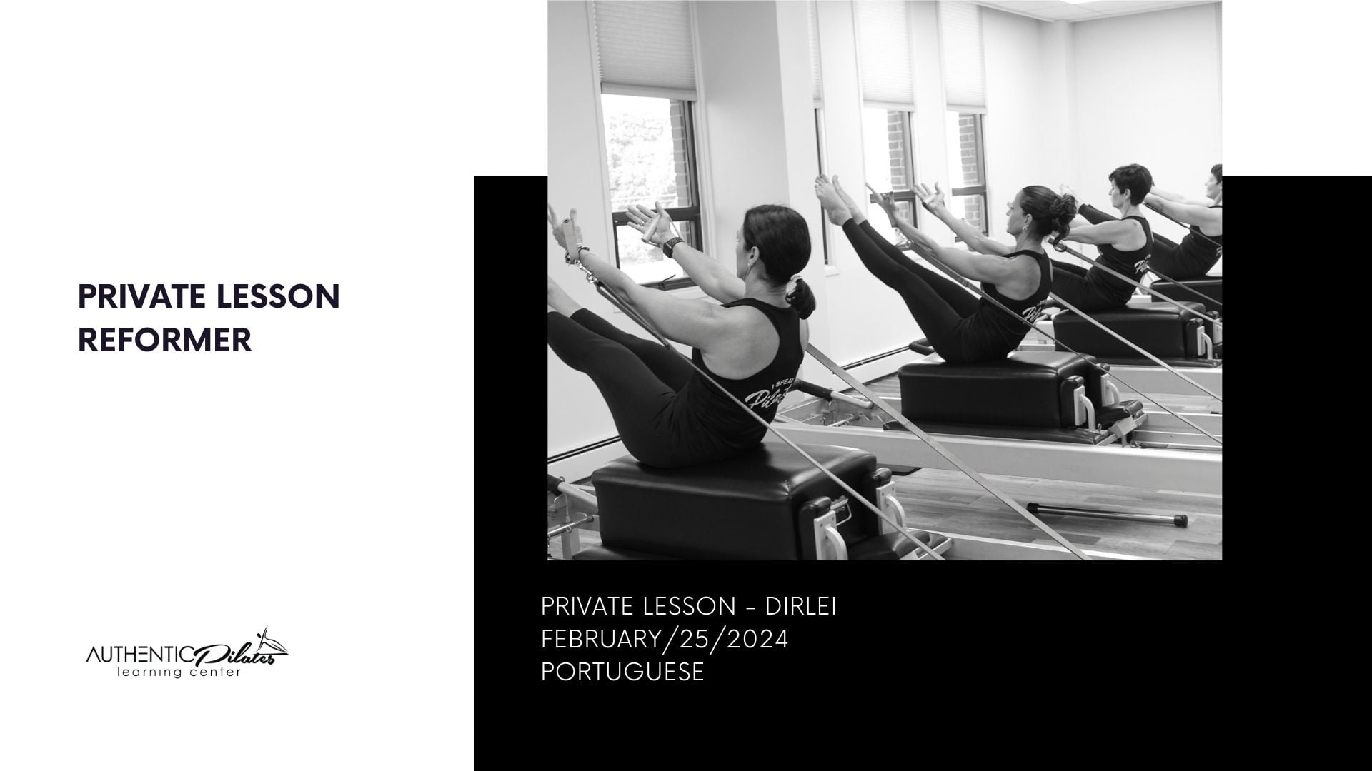 Private Lesson Dirlei – 2/25/24