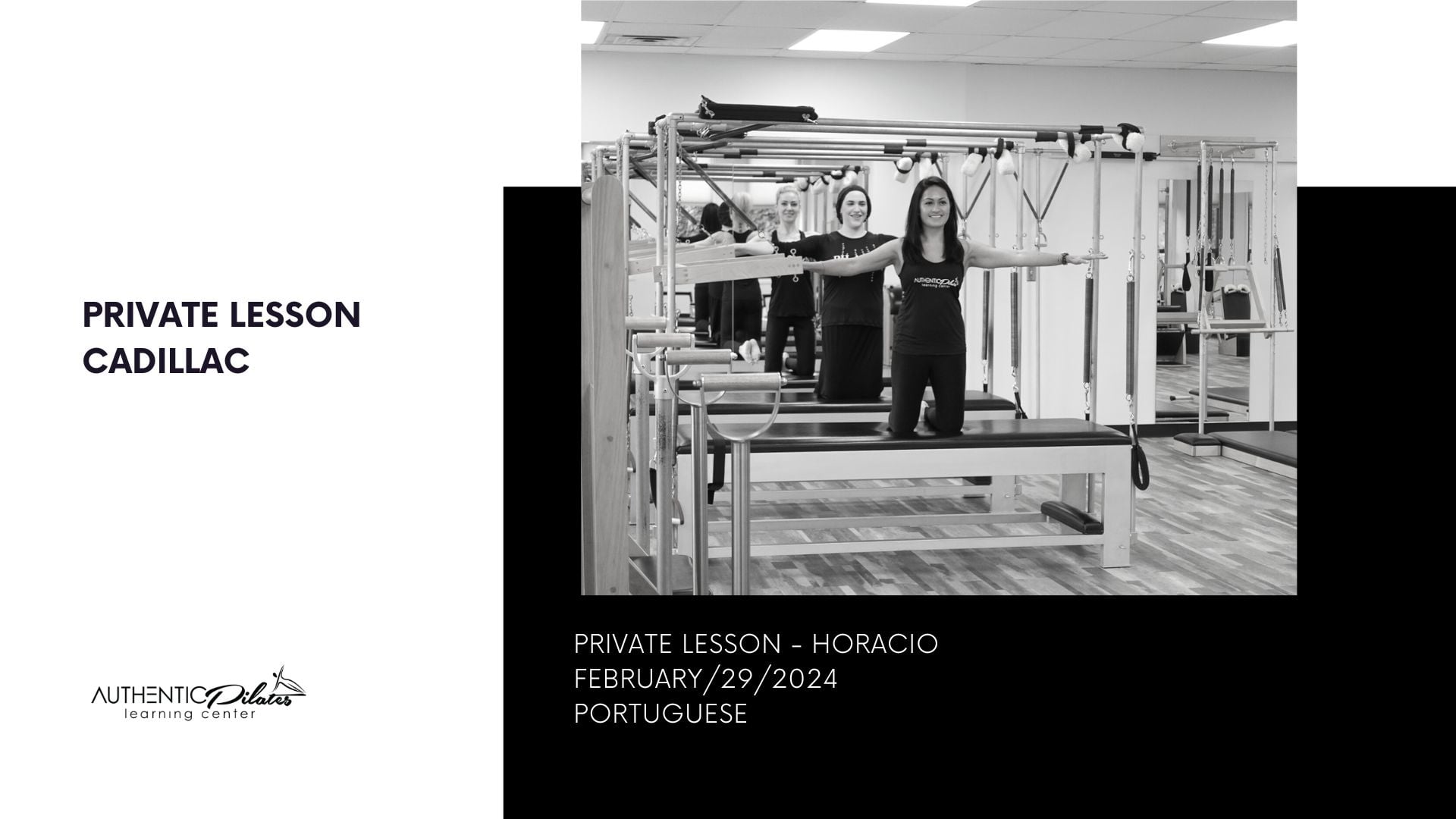 Private Lesson Horacio – 2/29/24