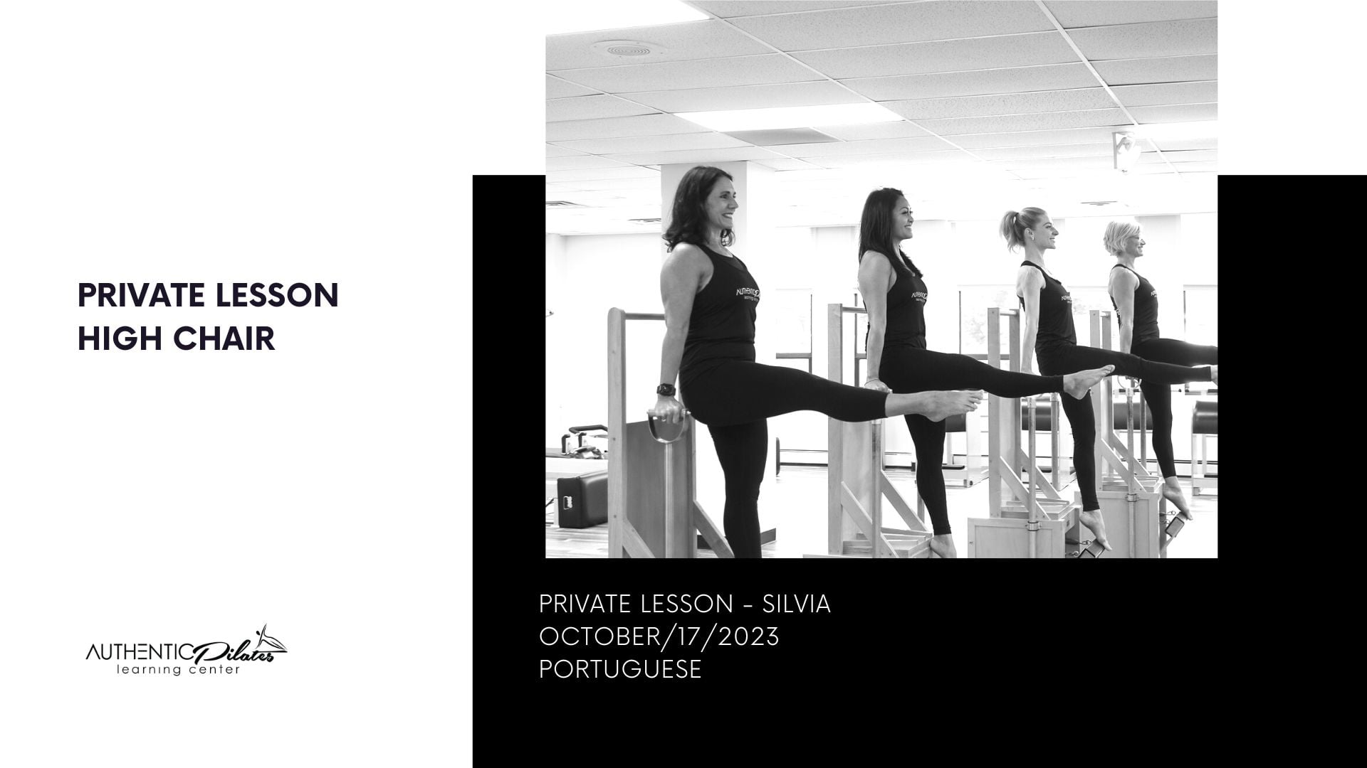 Online Lesson Silvia – High Chair 10/17/23