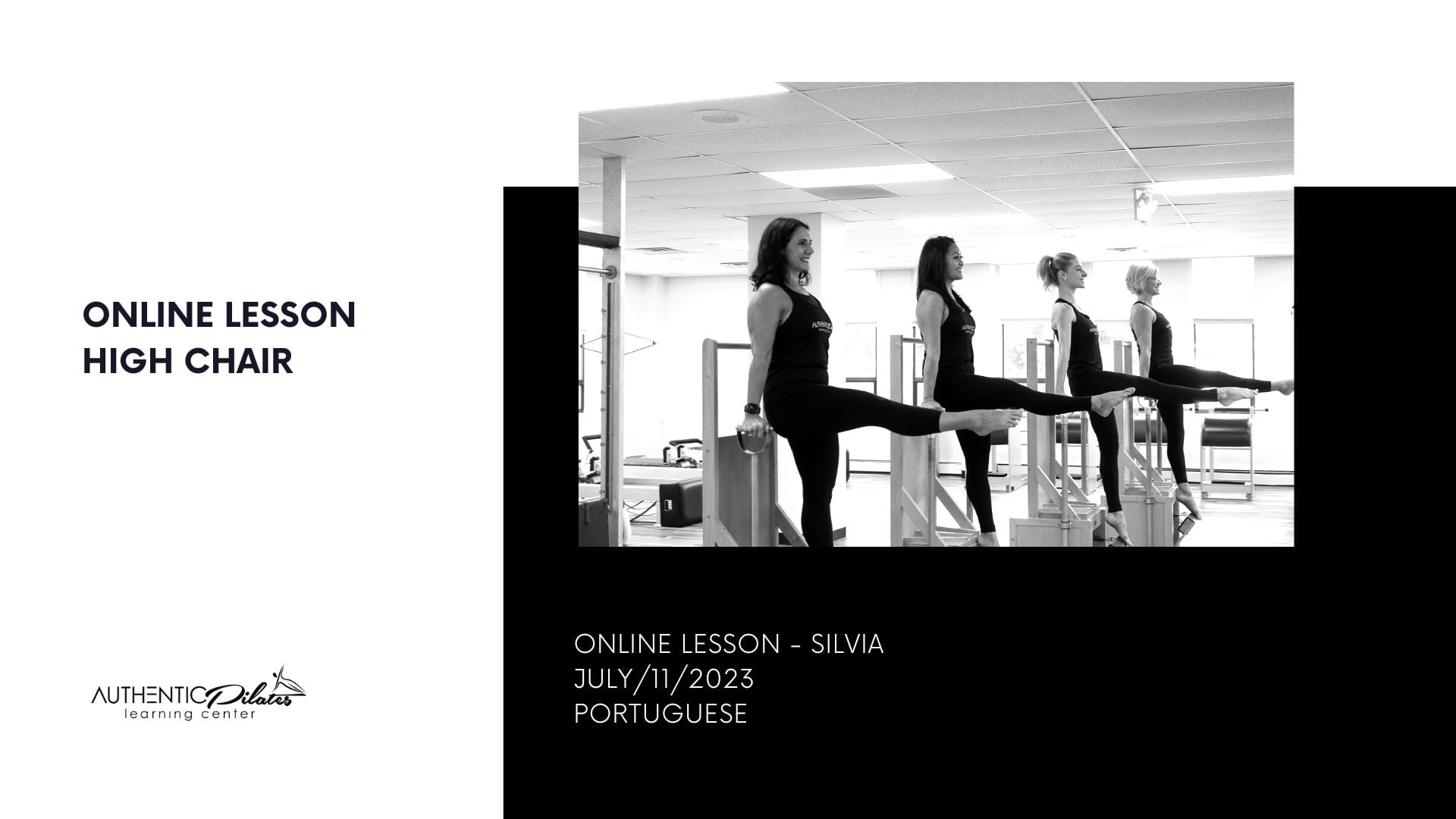 Online Lesson Silvia – High Chair – 7/11/23