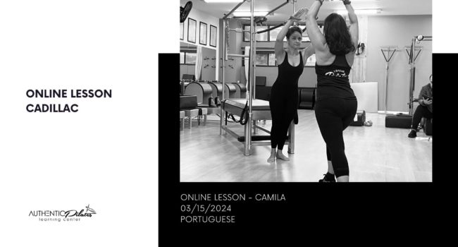 Online Lesson – Camila 3/15/24 