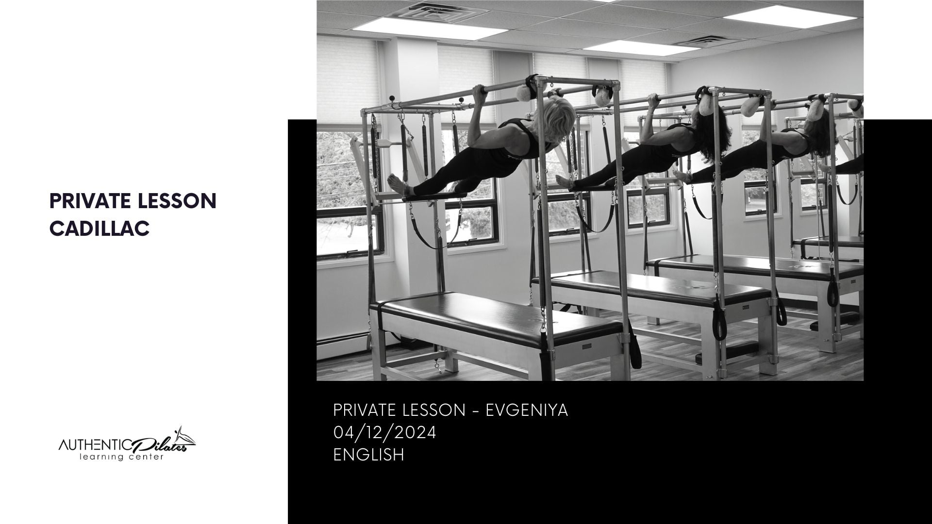 Private lesson Evgeniya 4/12/24