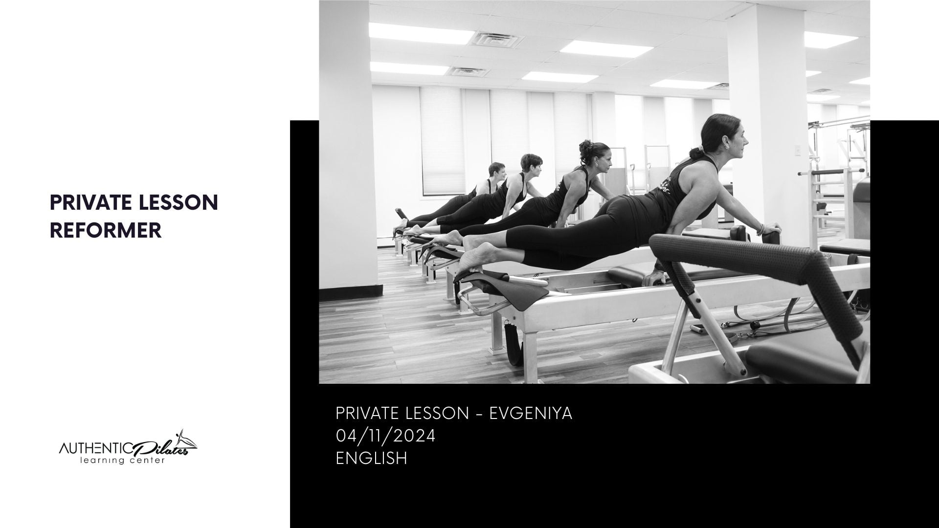 Private lesson Evgeniya – 4/11/24