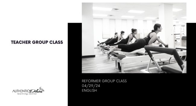 Teacher Group Reformer class 4/29/24 