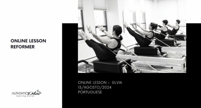 Online Reformer Lesson –  Silvia – 13/August/24 