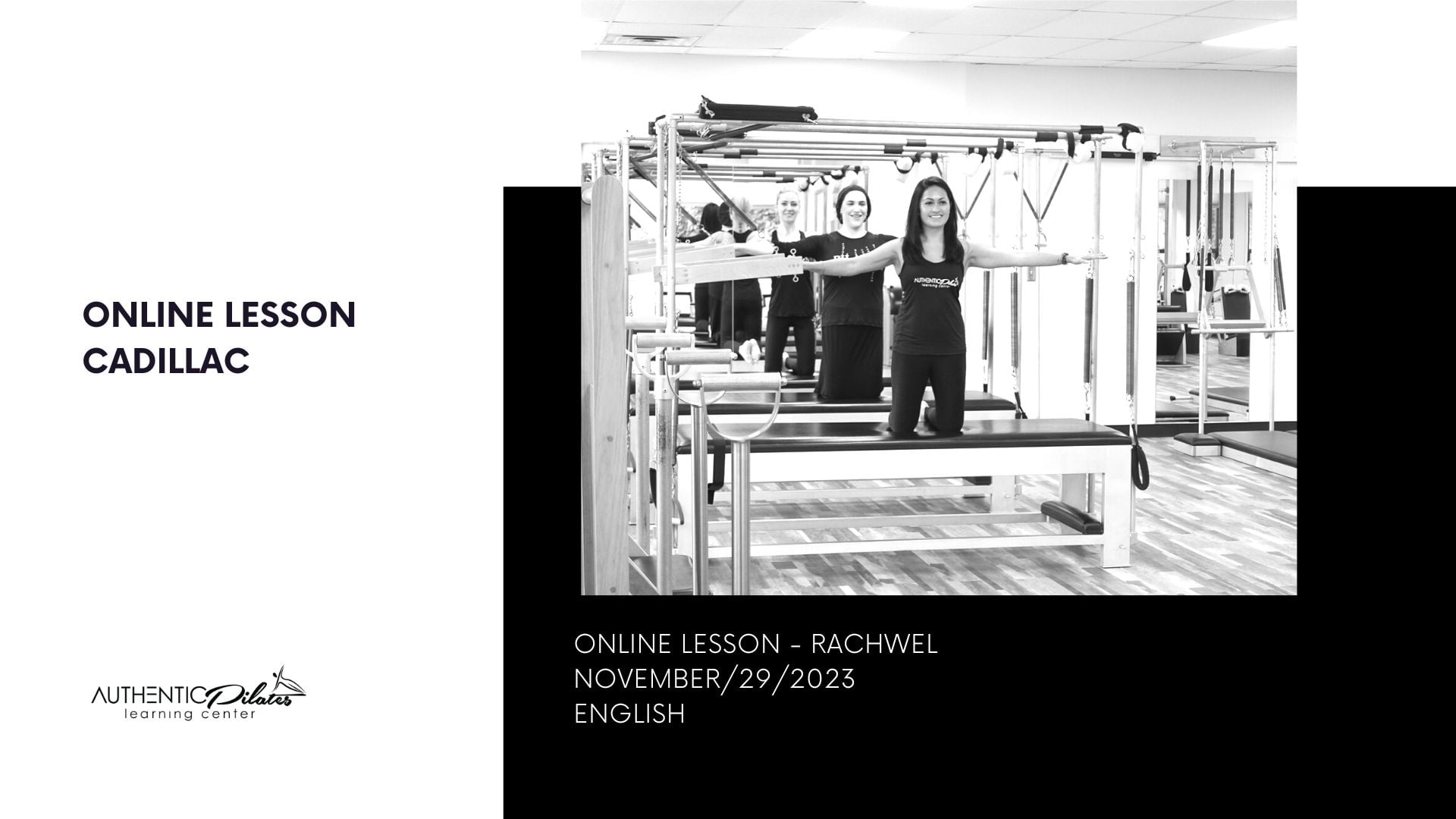 Online Cadillac Lesson – Rachael 11/29/23