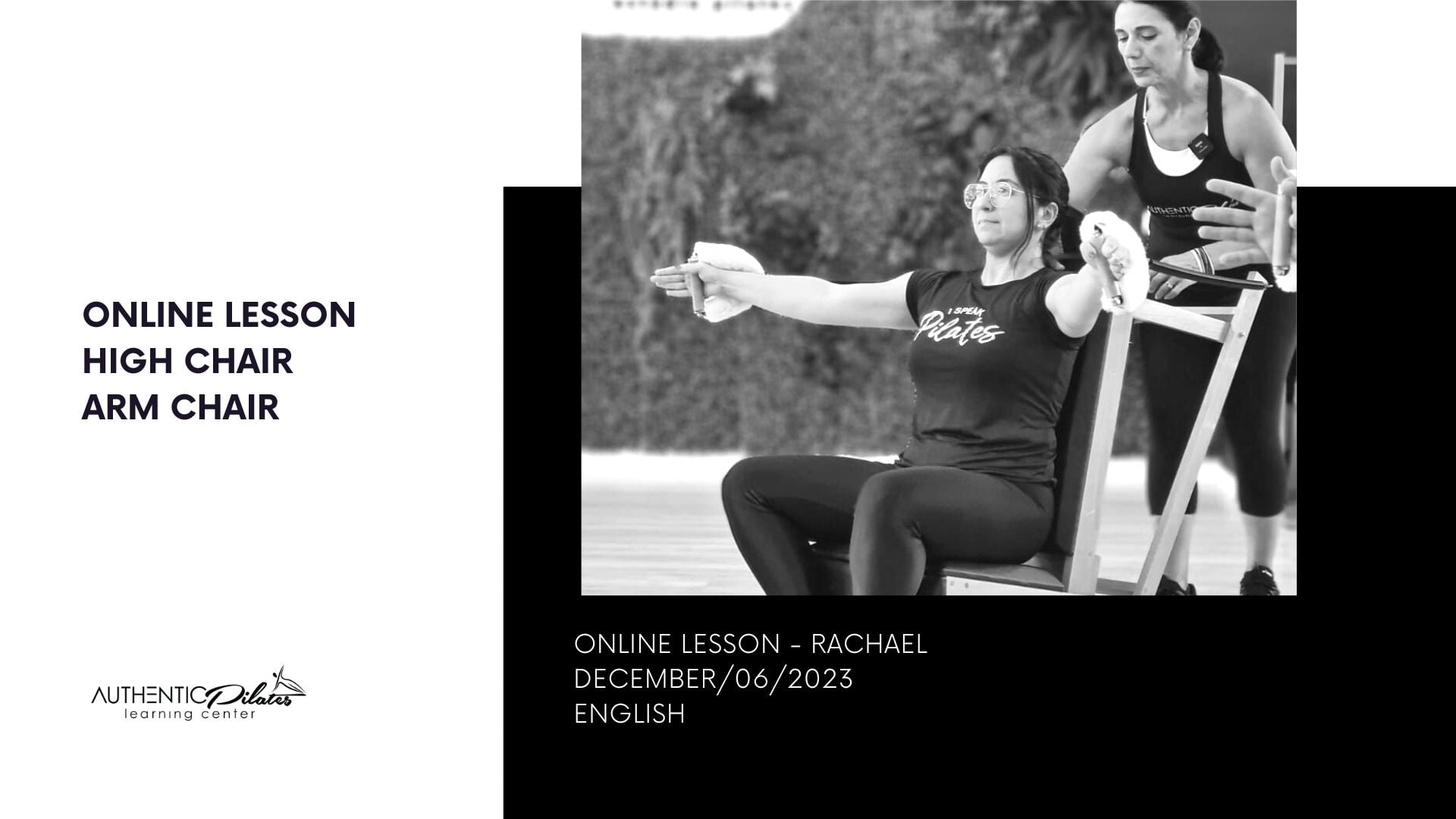 Online Lesson Rachael 12/6/23