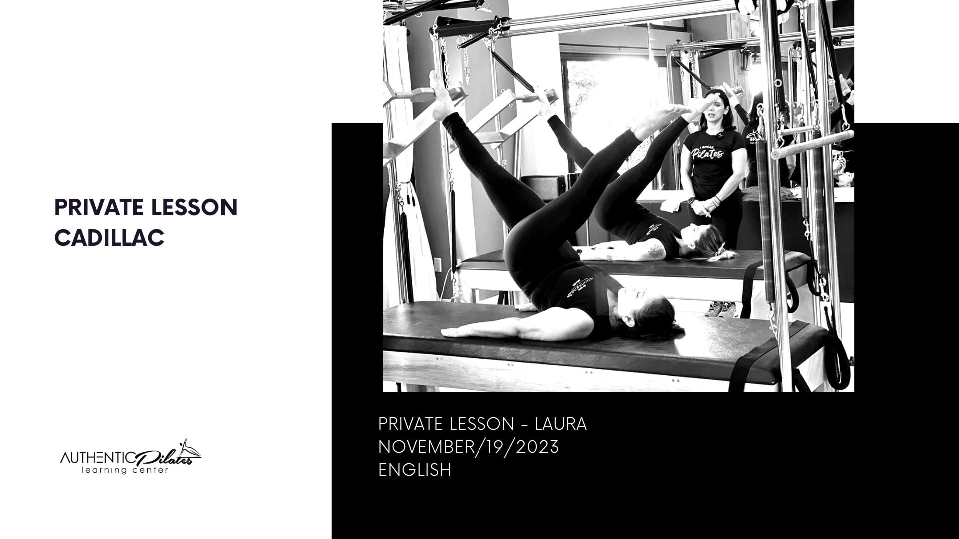 Private lesson Laura – 11/19/23