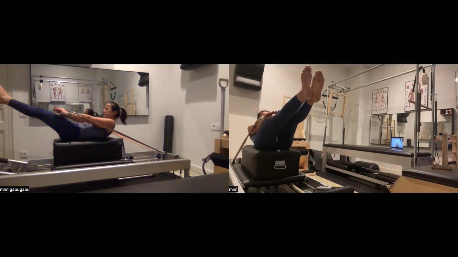 Online Reformer Lesson – Mimi – 12/01/25