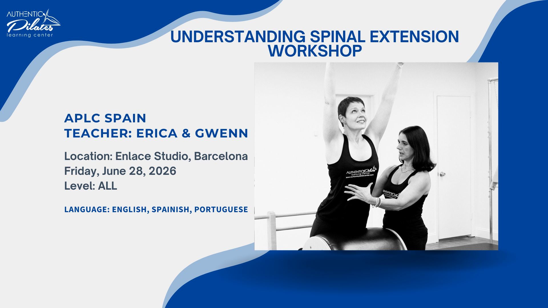 APLC Spain – Undertanding Spinal Extension Workshop 6/28/26