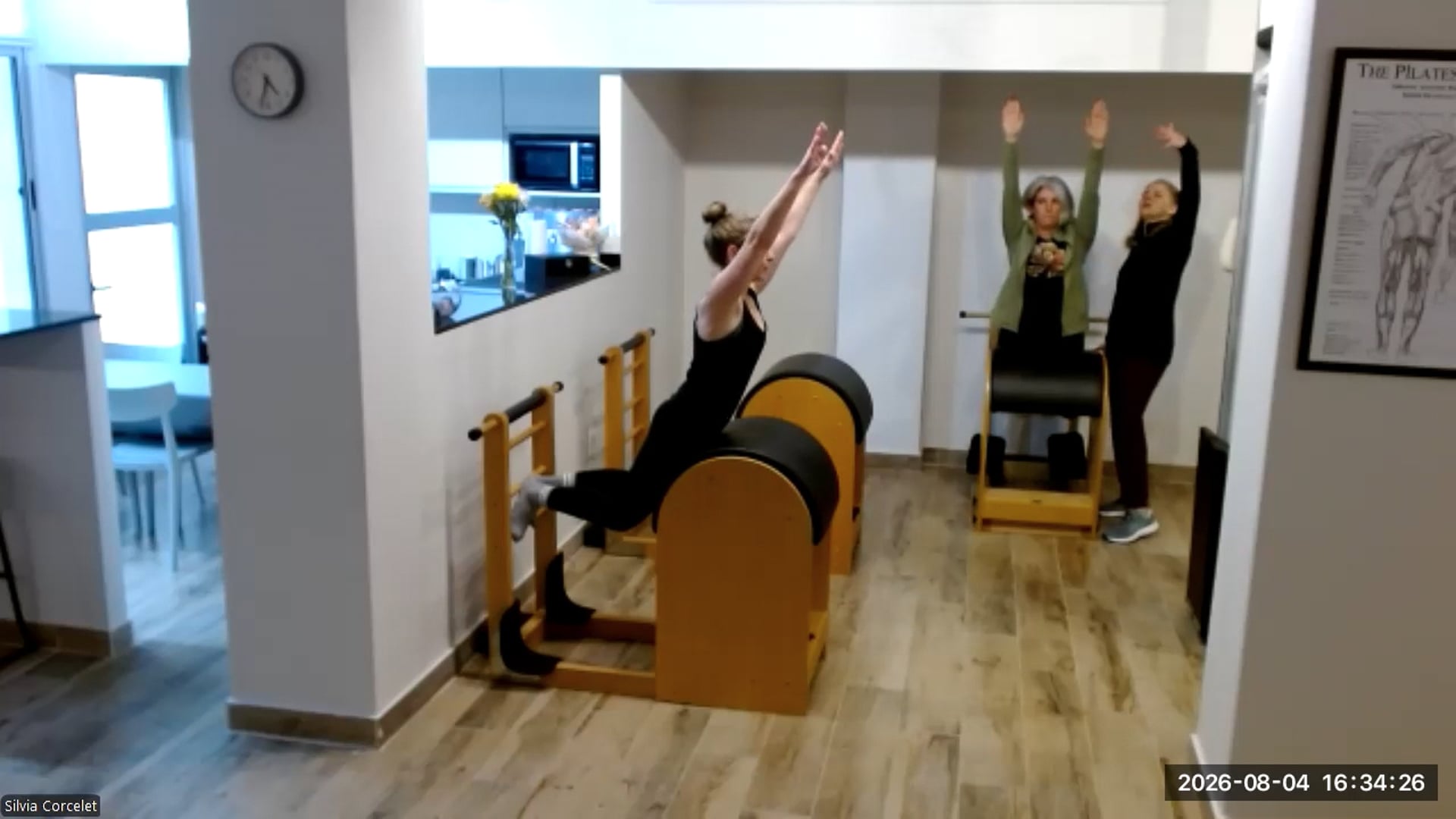 Lesson Intermediate Ladder Barrel – teacher: Silvia – agosto 2026